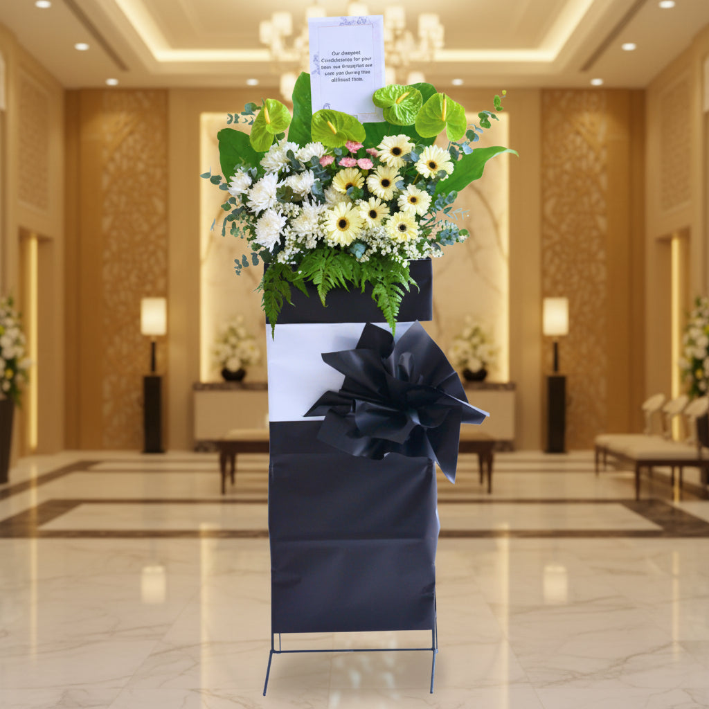 Luminous Memories | Condolences Flower Stand image 2
