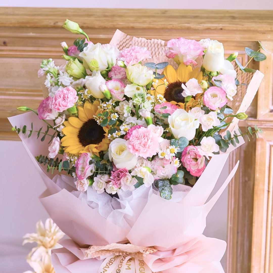 Sugar Sun Sunflower Hand Bouquet image 6