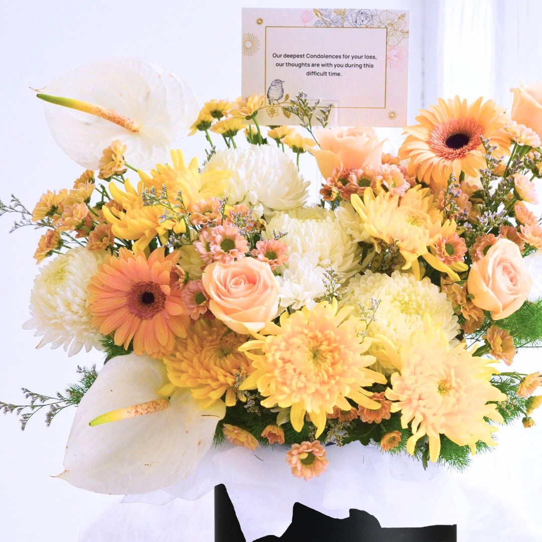 Sunset Remembrance | Condolences Flower Box image 4