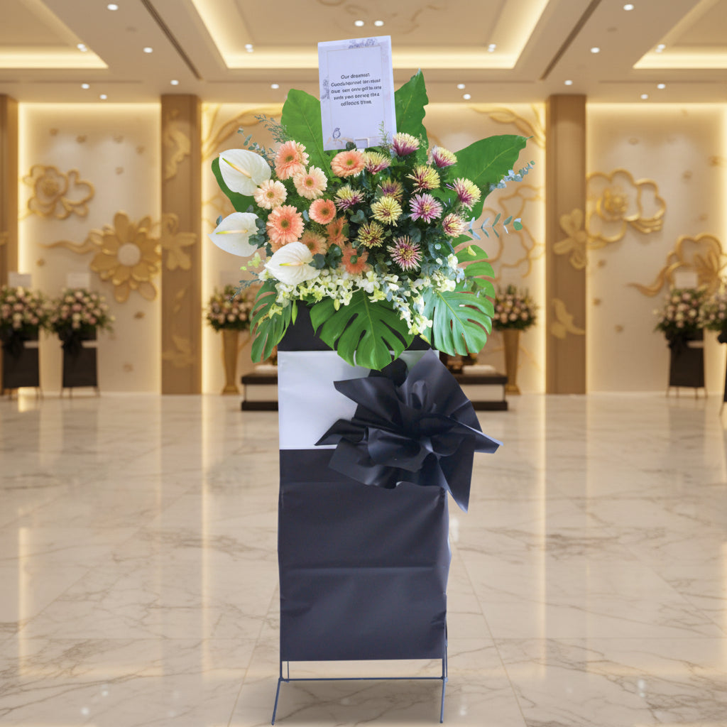 Ethereal Tribute | Condolences Flower Stand image 2