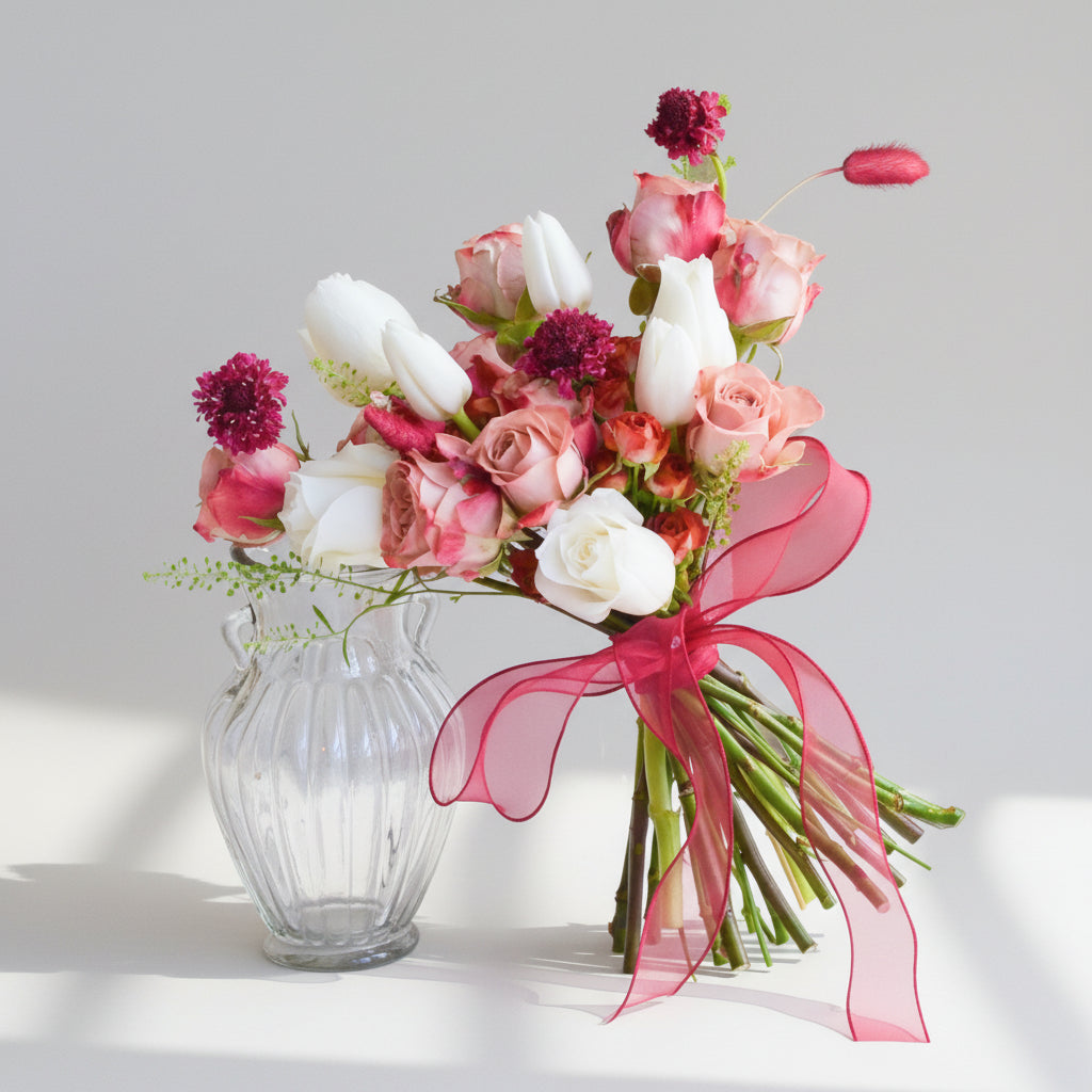 Scarlet Love Knot | Bridal Bouquet image 0