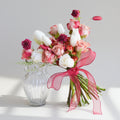 Scarlet Love Knot | Bridal Bouquet image 0