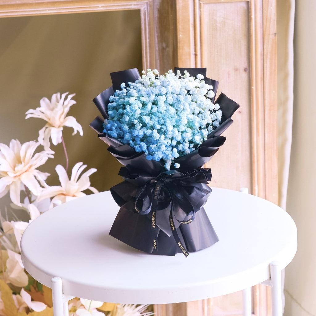 Blue Valor Mini Hand Bouquet image 3