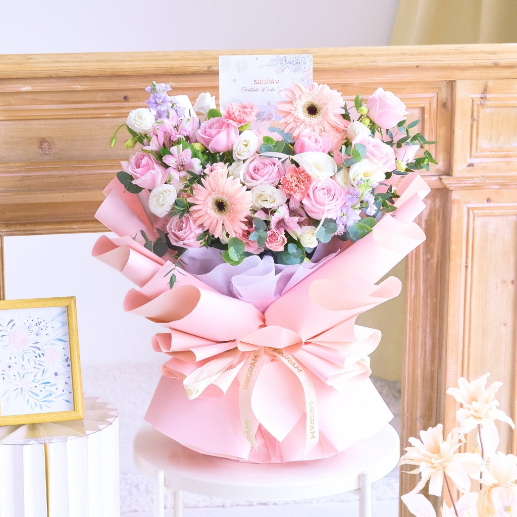 Lush Romance Hand Bouquet image 7