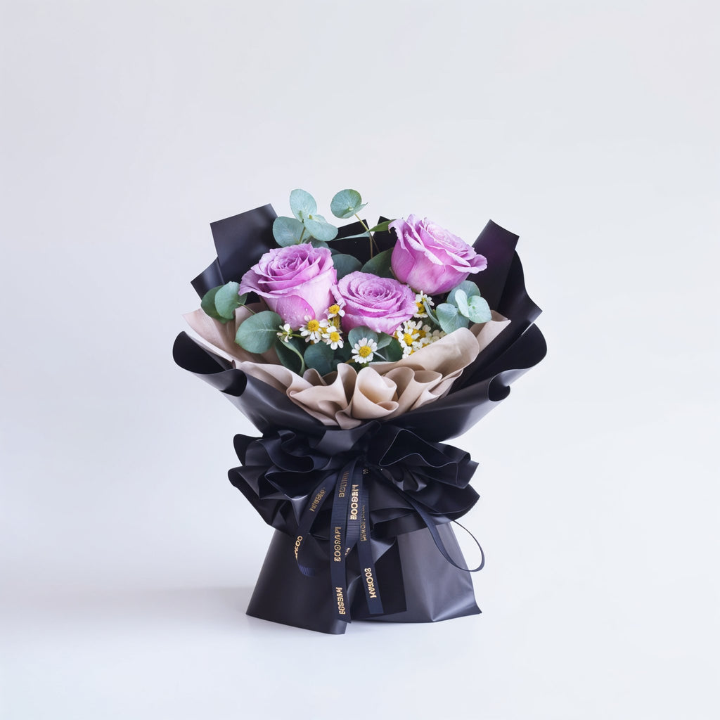 Violet Brave Mini Hand Bouquet image 0