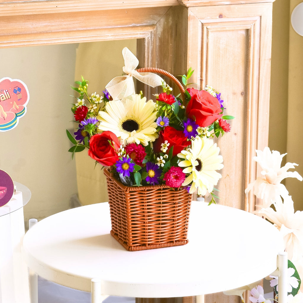 Diwali Delight Flower Basket image 3