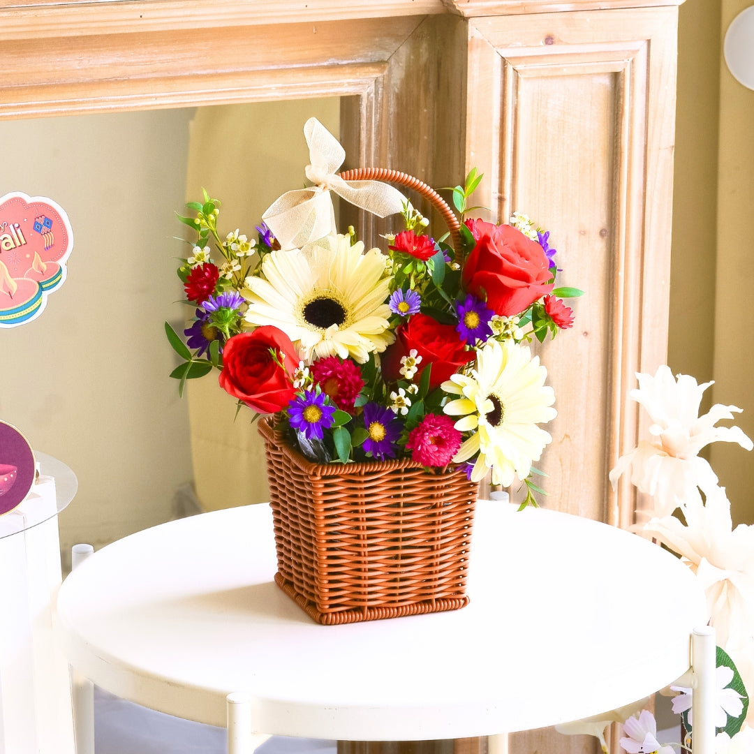 Diwali Delight Flower Basket image 3