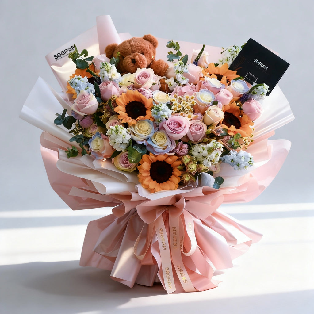 Luminous Beauty Hand Bouquet image 0