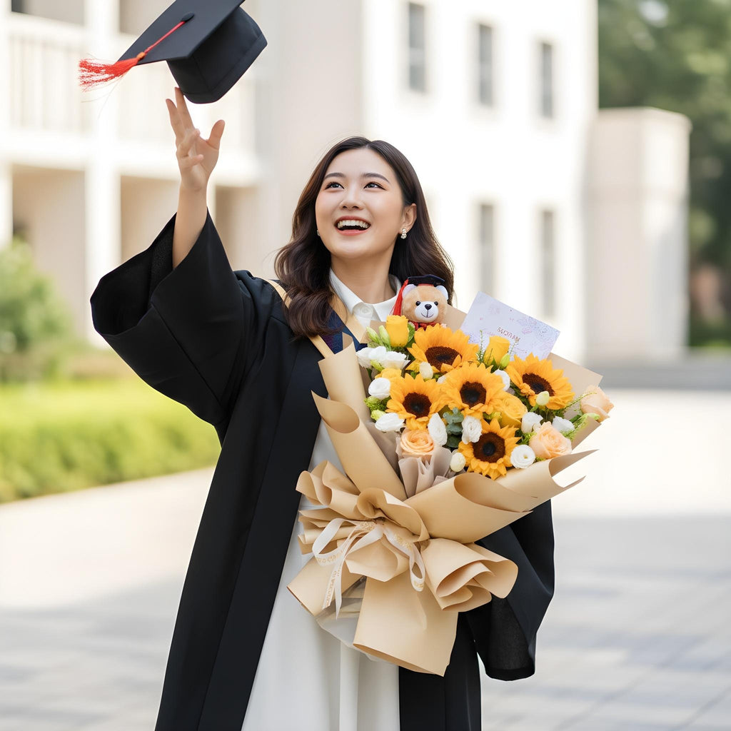 Future Bright Sunflower Hand Bouquet image 1