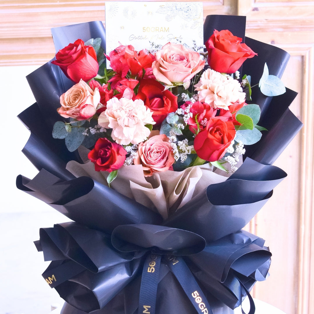 Endless Devotion Red Rose Hand Bouquet image 9