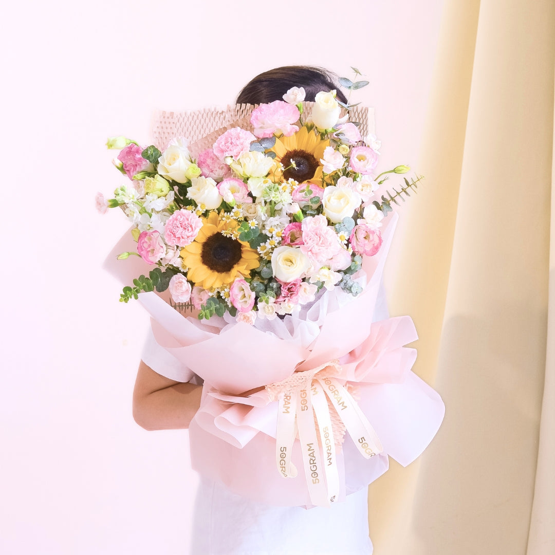 Sugar Sun Sunflower Hand Bouquet image 9