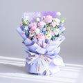 Mauve Dusk Pink Roses Hand Bouquet image 0
