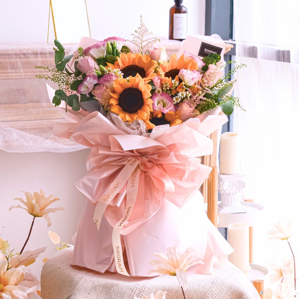 Hannah Sunflower Hand Bouquet image 3
