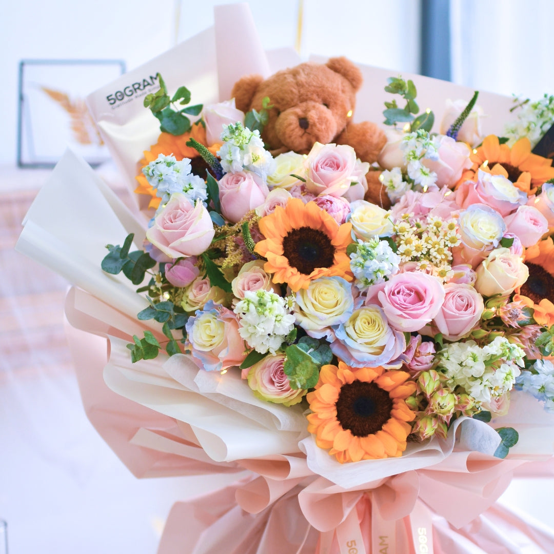 Luminous Beauty Hand Bouquet image 4
