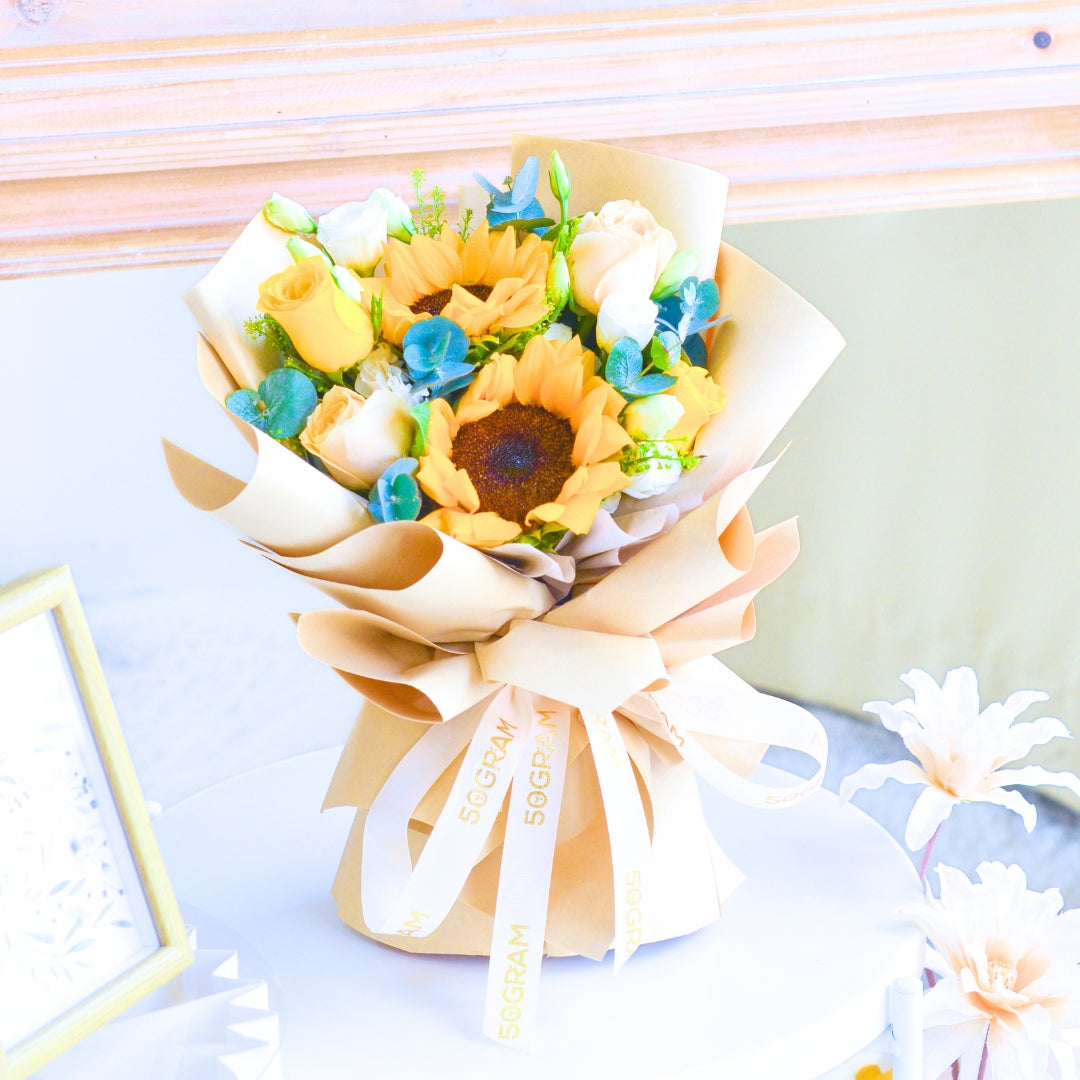 Future Bright Sunflower Hand Bouquet image 4