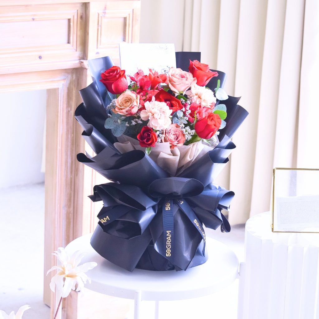 Endless Devotion Red Rose Hand Bouquet image 7
