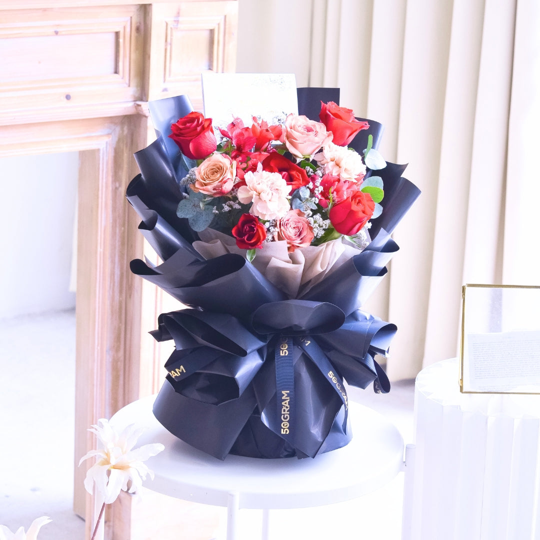 Endless Devotion Red Rose Hand Bouquet image 7