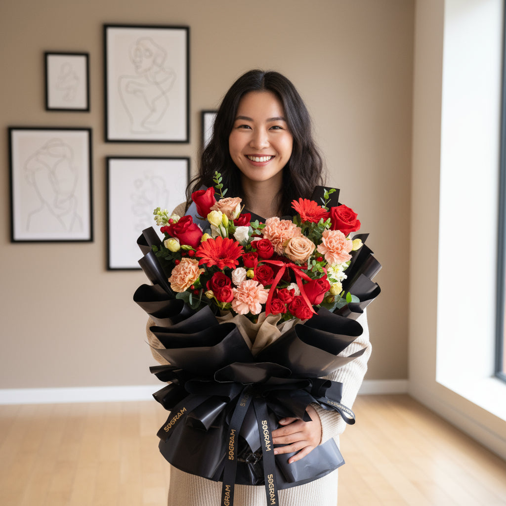 True Love Bloom Hand Bouquet image 1