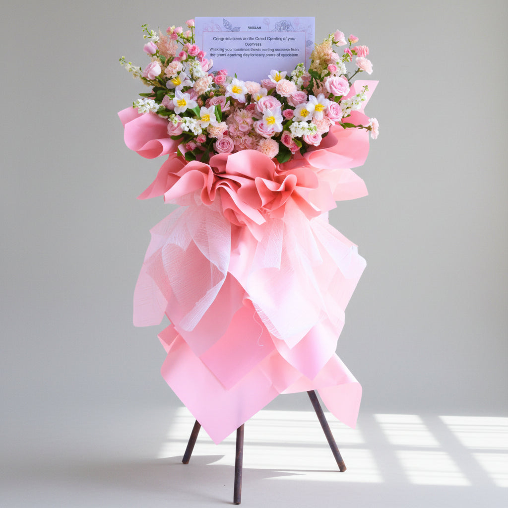 Pink Petals | Business Opening Stand image 0