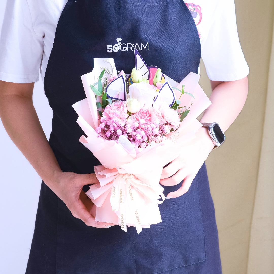 Mini Miracle Pink Carnation Bouquet image 7