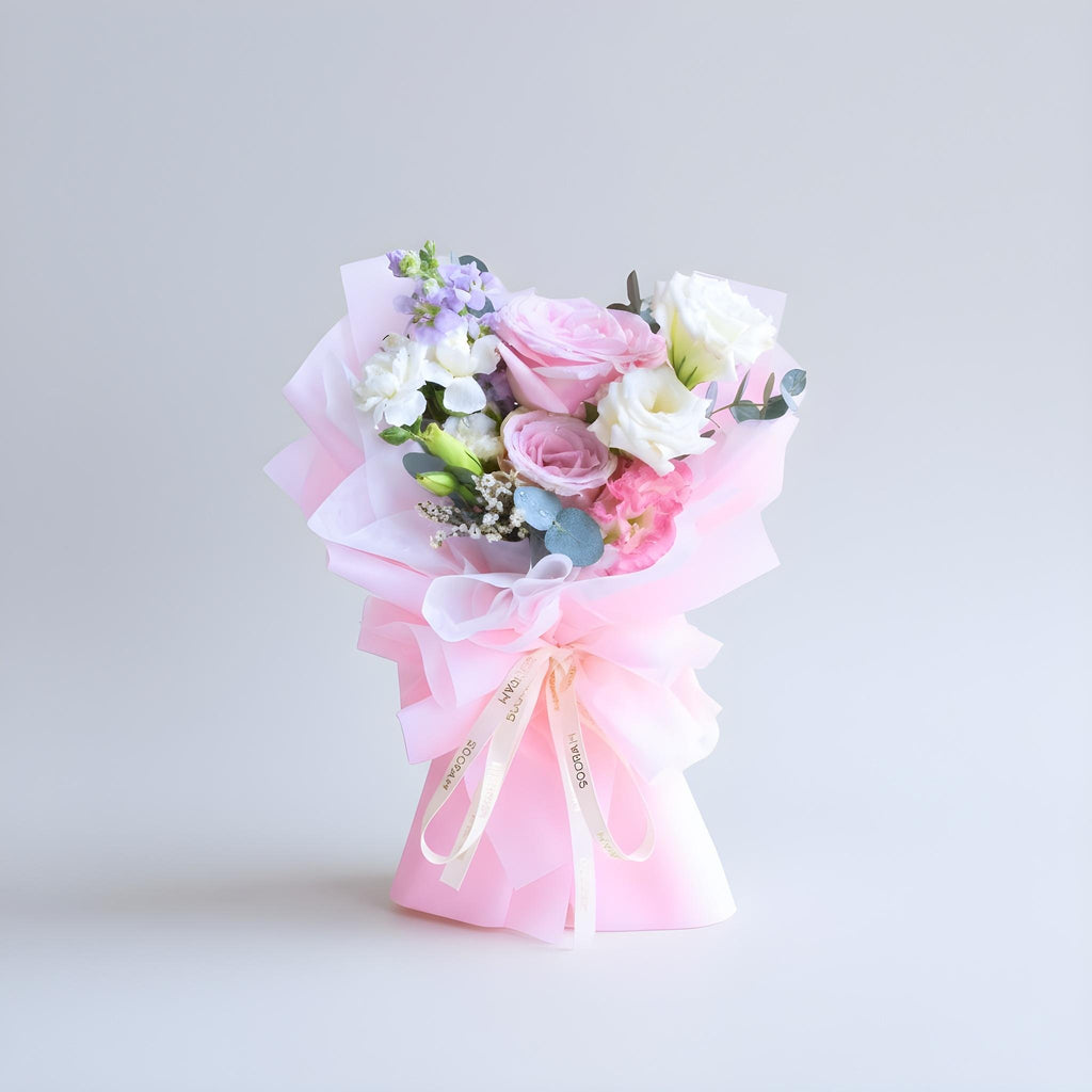Pink Power Mini Hand Bouquet image 0