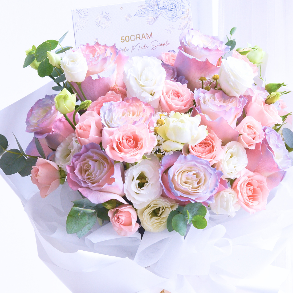 Luminous Blooms Aurora Roses Hand Bouquet image 4