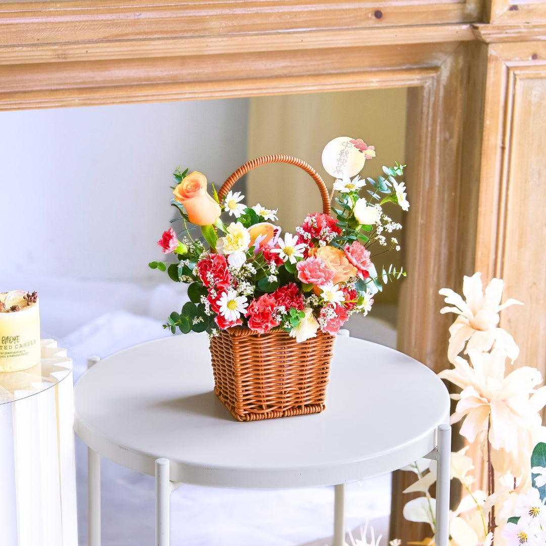 Lunar Bloom Flower Basket image 5