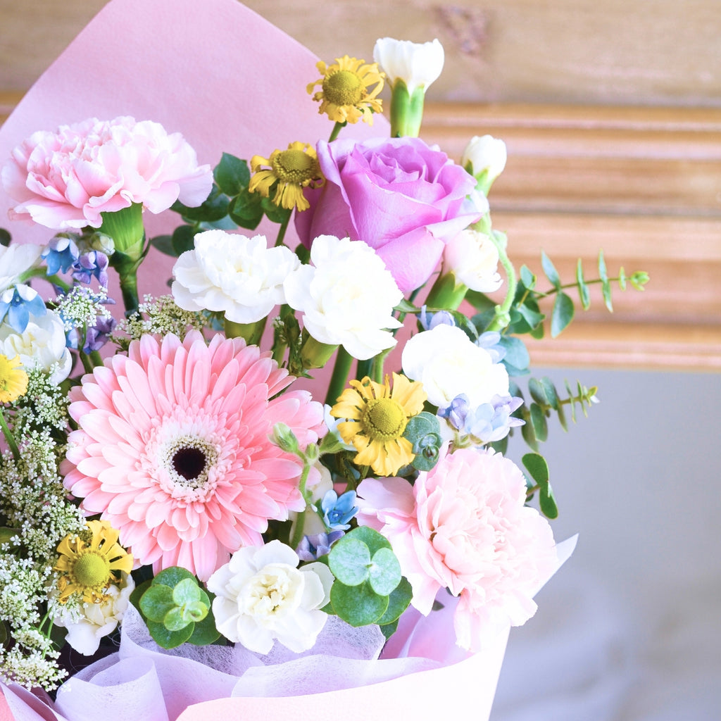 Morning Meadow Purple Roses Hand Bouquet image 5