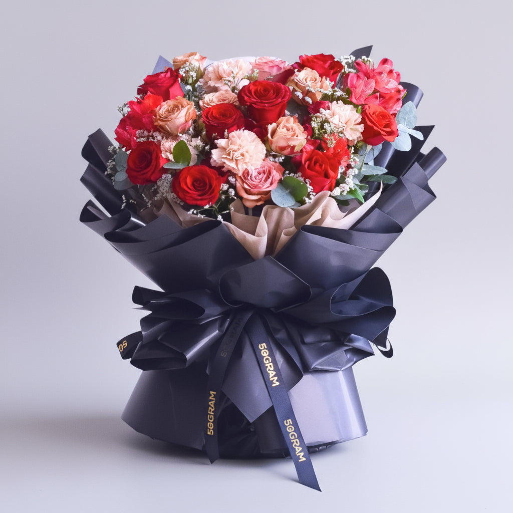 Endless Devotion Red Rose Hand Bouquet image 0