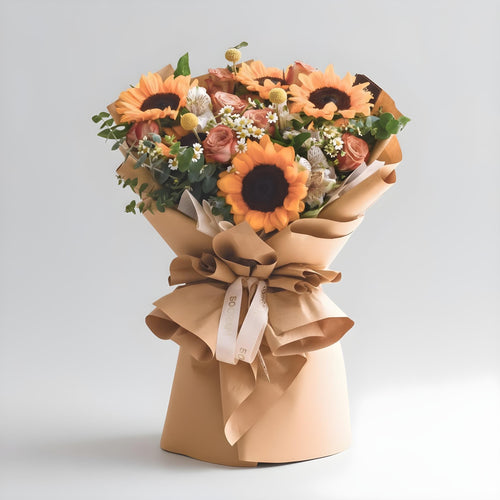 Beautiful You Sunflower Hand Bouquet image 0