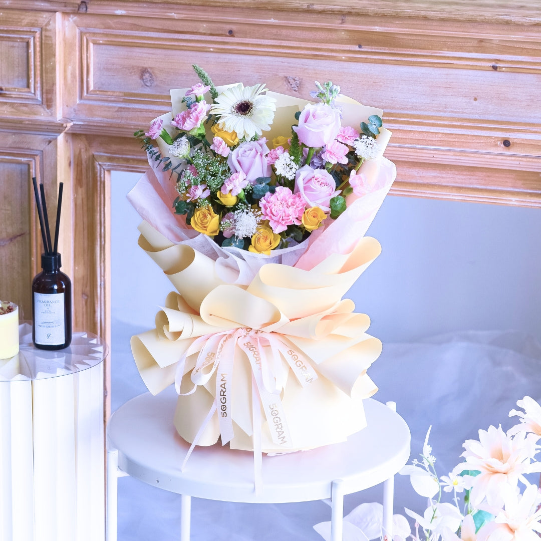 Honey Haze Hand Bouquet image 11