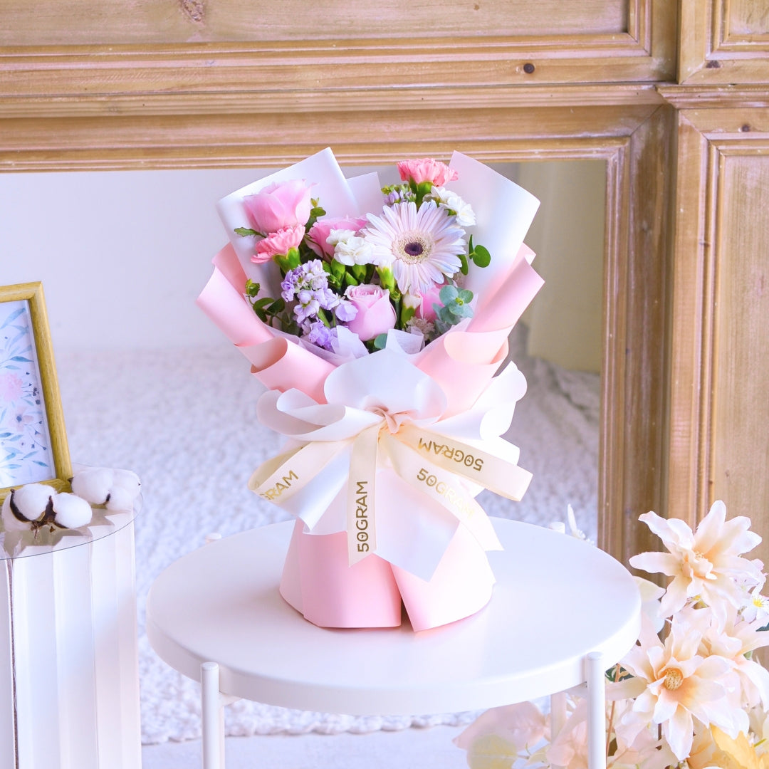 Darling Delight Girlfriend's Day Hand Bouquet image 3