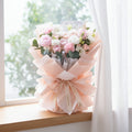 Amore Blossom Pink Rose Hand Bouquet - 9