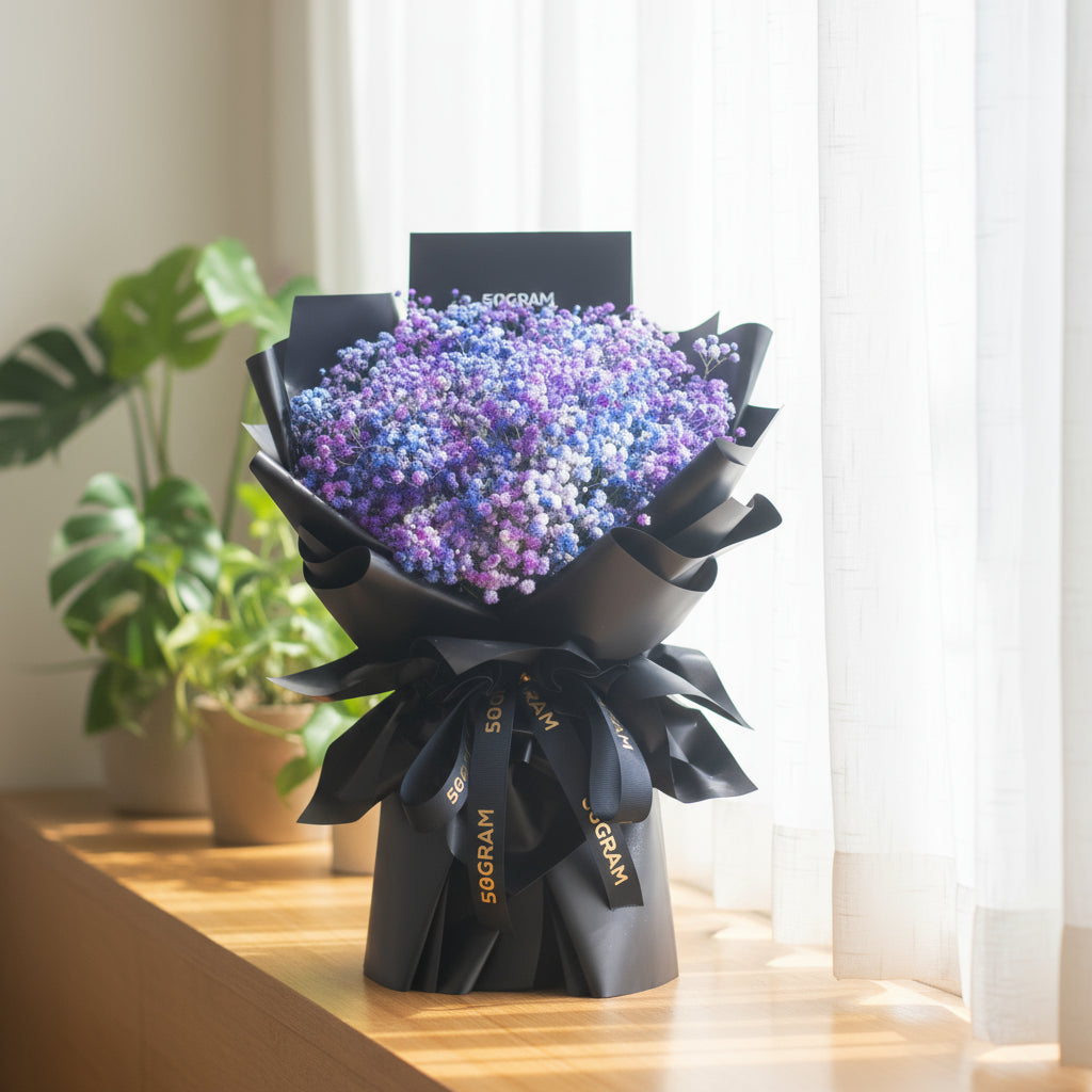 Baby Galaxy Baby Breath Hand Bouquet - 6
