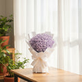 Baby Lavender Baby Breath Hand Bouquet