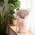 Baby Pink Baby Breath Hand Bouquet