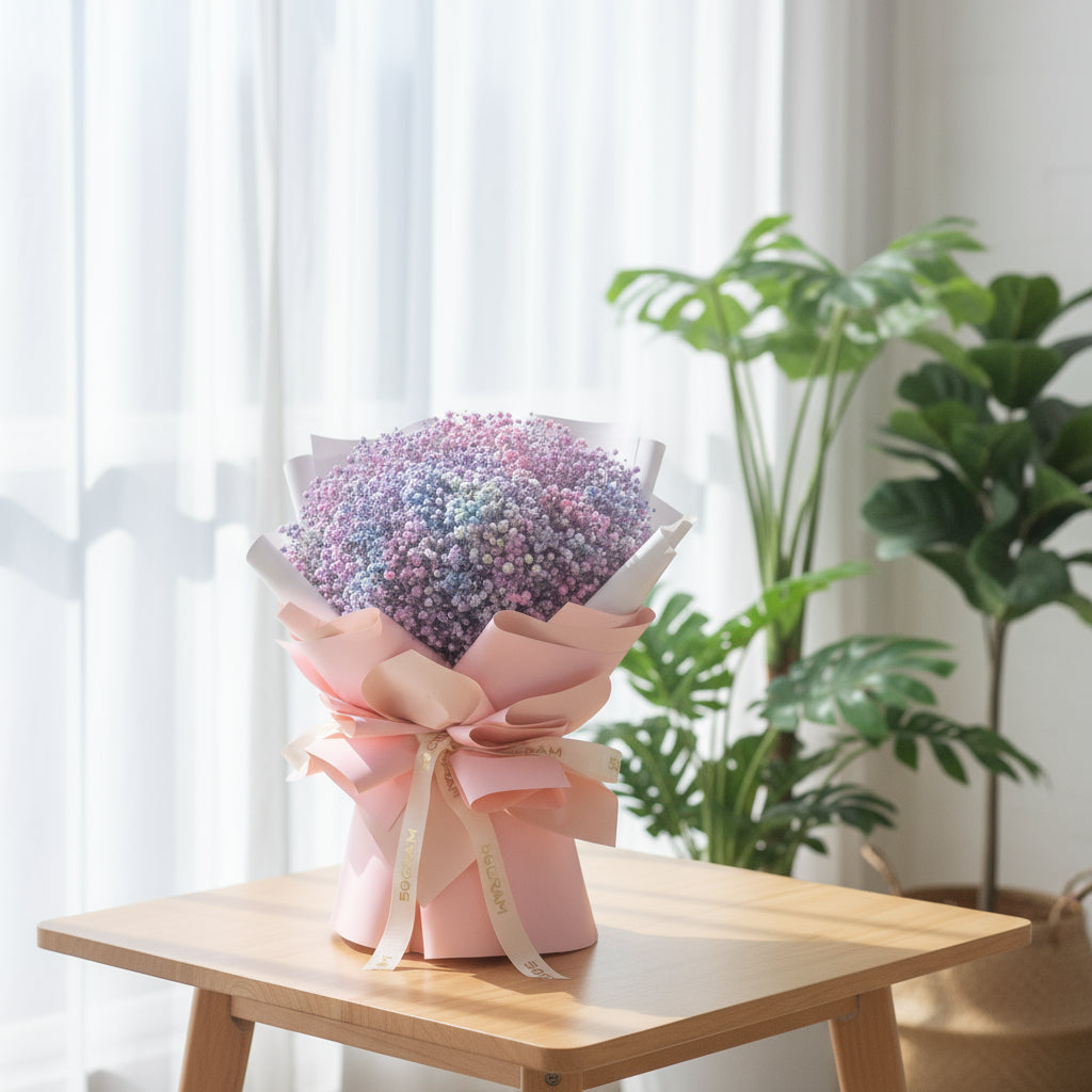 Baby Radiance Baby Breath Hand Bouquet