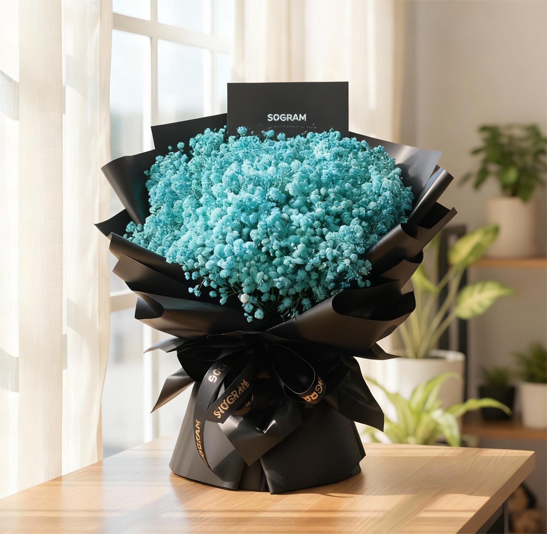 Baby Tiffany Baby Breath Hand Bouquet - 9