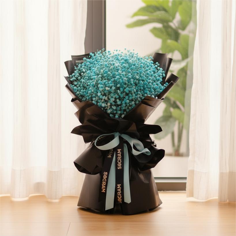 Baby Tiffany Baby Breath Hand Bouquet - 8