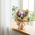 Blush Purple Roses Hand Bouquet