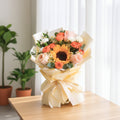 Bubbly Posy Sunflower Hand Bouquet