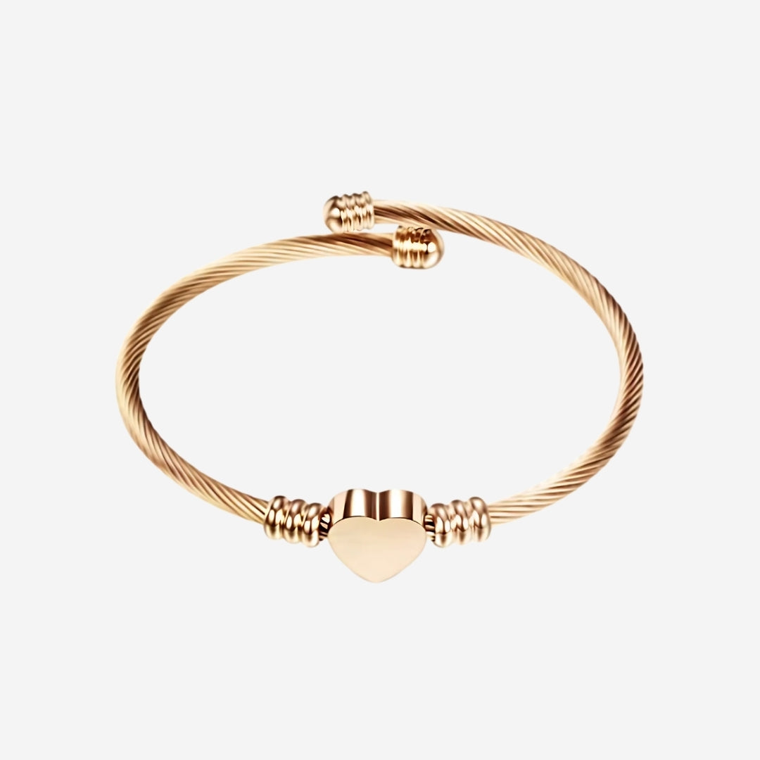 Hathaway Heart Cuff Bangle