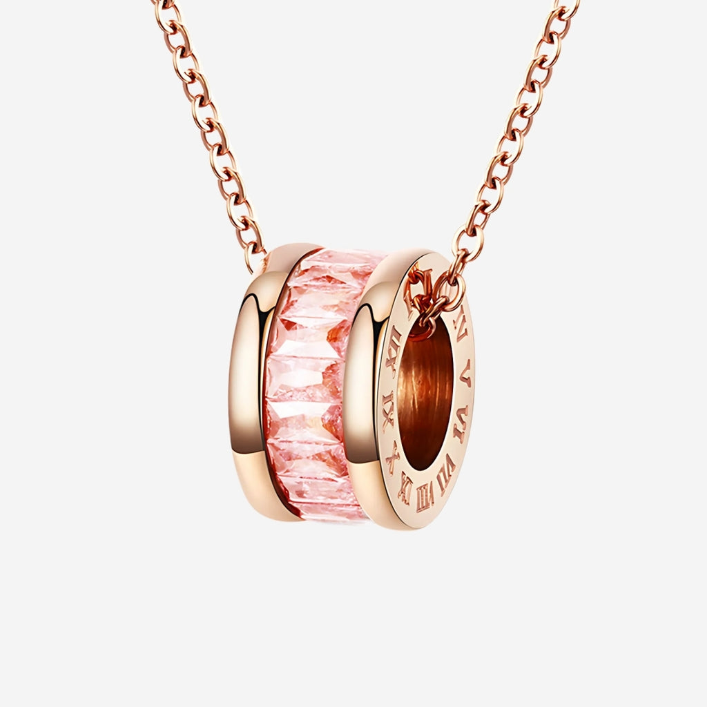 Oceane Cryolite Roman Numeric Necklace