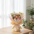 Caramel Cloud Cappuccino Roses Hand Bouquet