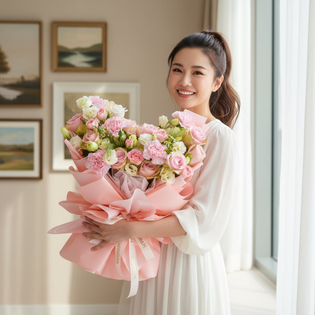 Eternal Elegance Hand Bouquet - 2