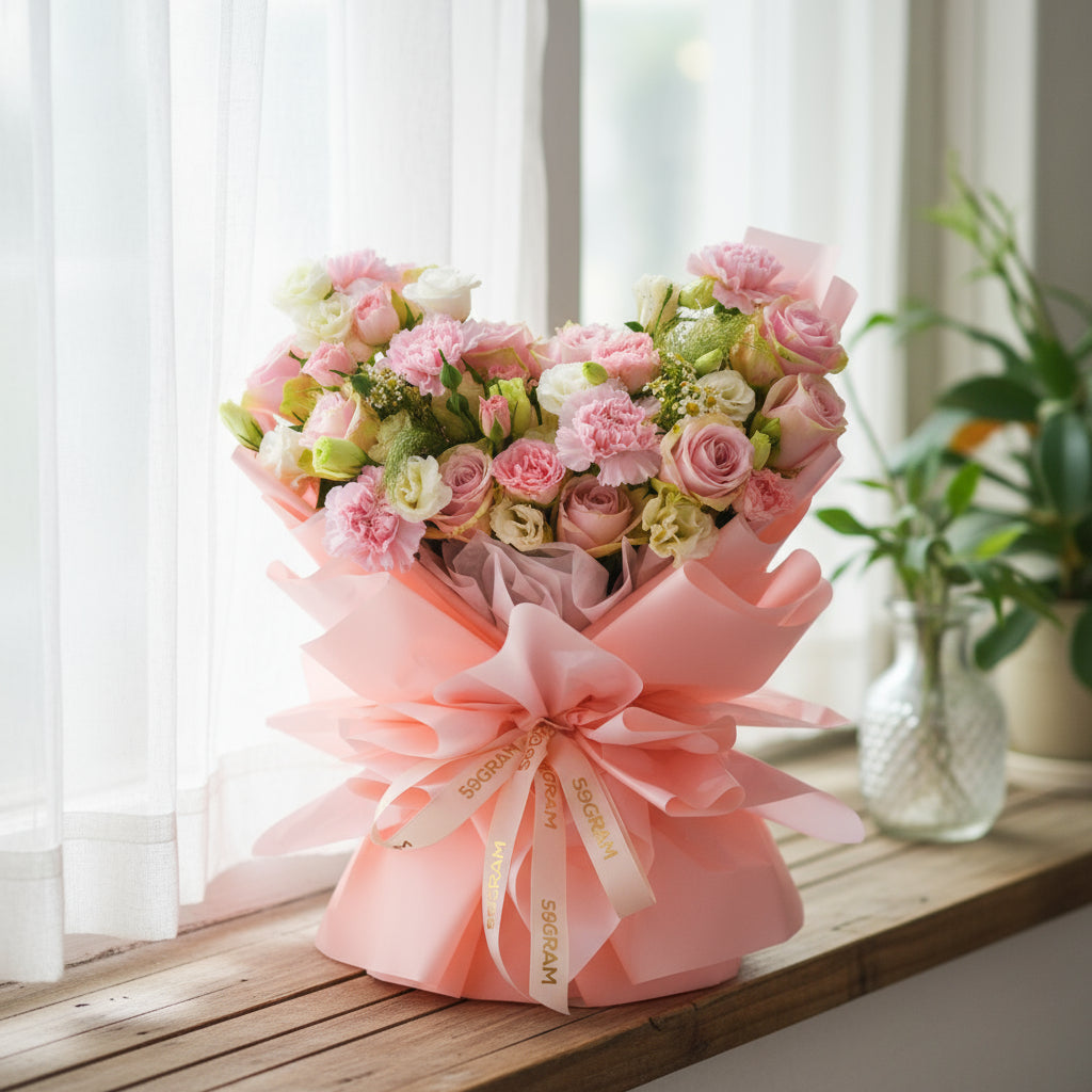 Eternal Elegance Hand Bouquet - 10