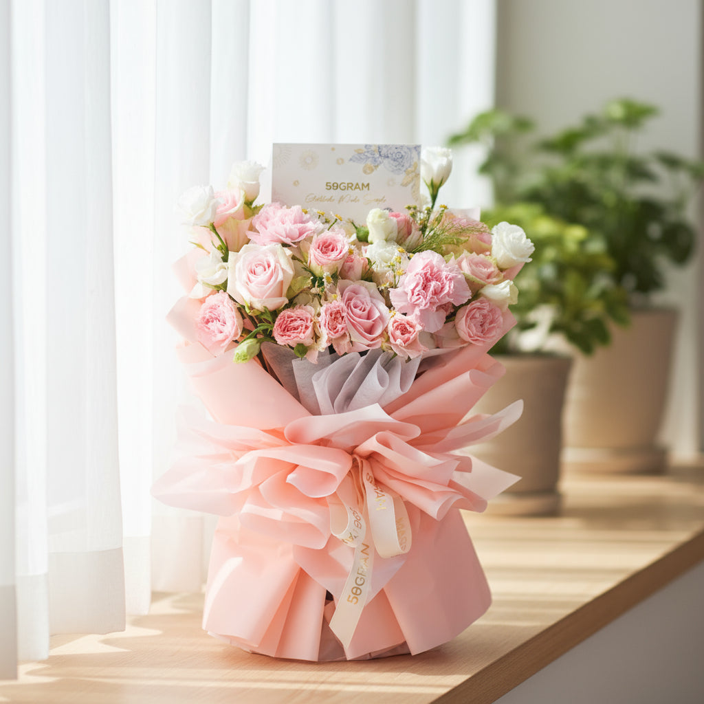 Eternal Elegance Hand Bouquet - 9