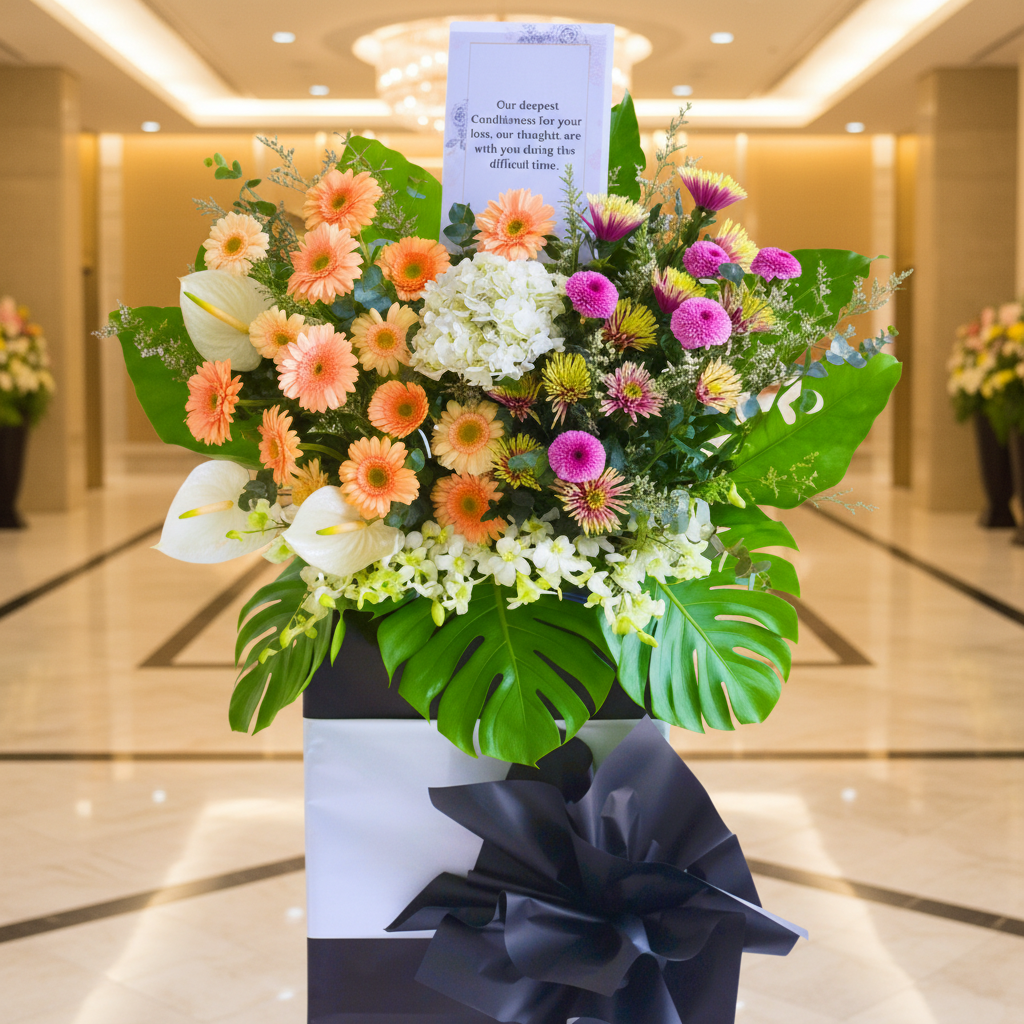 Ethereal Tribute | Condolences Flower Stand - 10