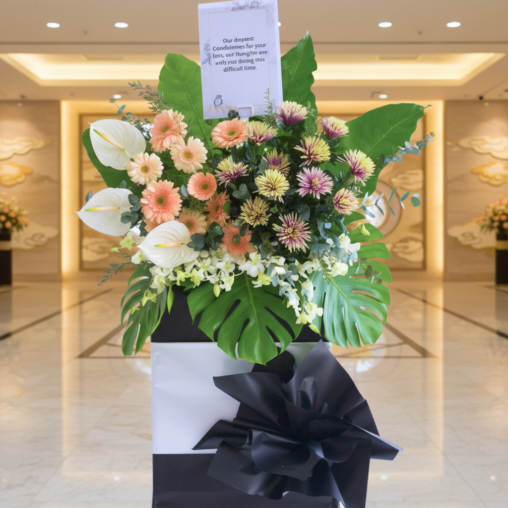 Ethereal Tribute | Condolences Flower Stand - 9
