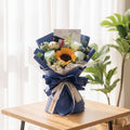 Floral Milestone Sunflower Hand Bouquet